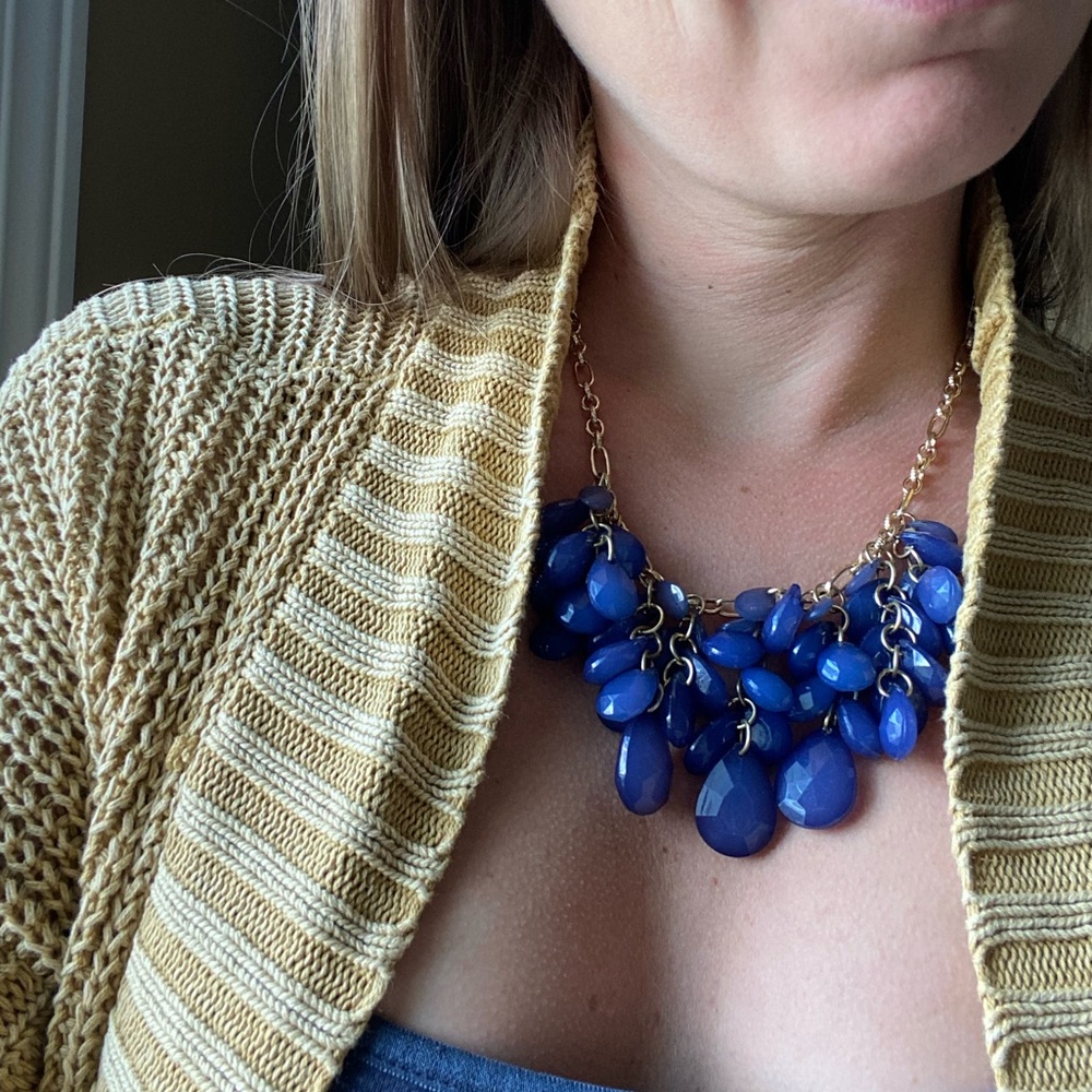 Blue necklace